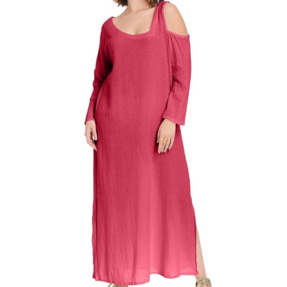 Paulene Dress Oh My Gauze Color Watermelon